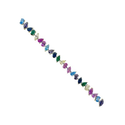 Colorful Asymmetric Waterline Bracelet