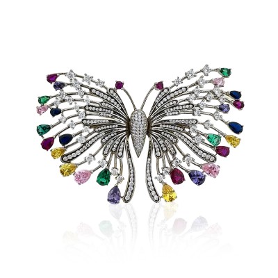 byEdaÇetin - Colorful Butterfly Brooch