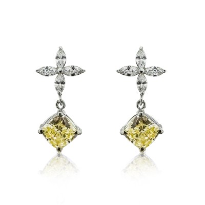 Colorful Marquise Earrings - Thumbnail