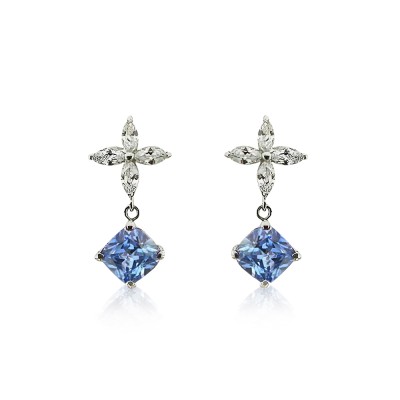 Colorful Marquise Earrings