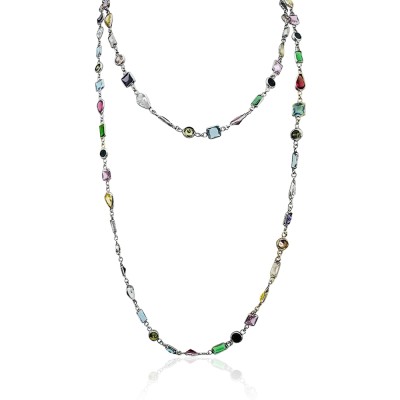 byEdaÇetin - Colorful Stone Necklace (1)
