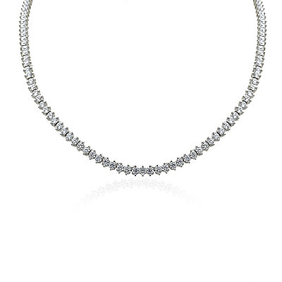Crown-Cut Eternity Necklace - by Eda Çetin