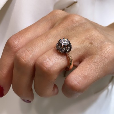 by Eda Çetin - Crow's Foot Diamond Mounting Ring (1)