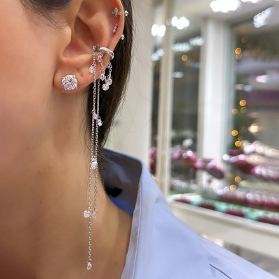 byEdaÇetin - Crystal Stone Cartilage Earring (1)
