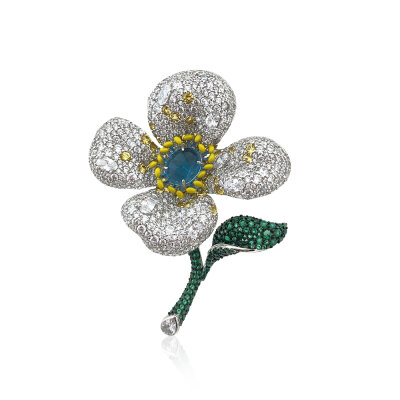 Daisy Moon Brooch - by Eda Çetin