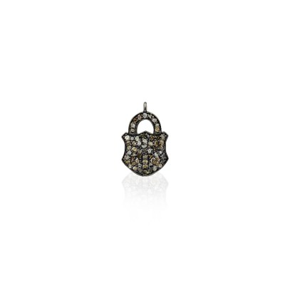 byEdaÇetin - Diamond Lock Pendant - Asos