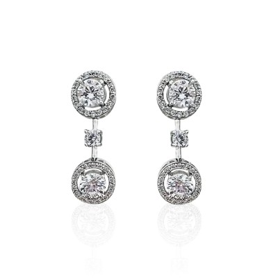 byEdaÇetin - Diamond Mounted Earrings
