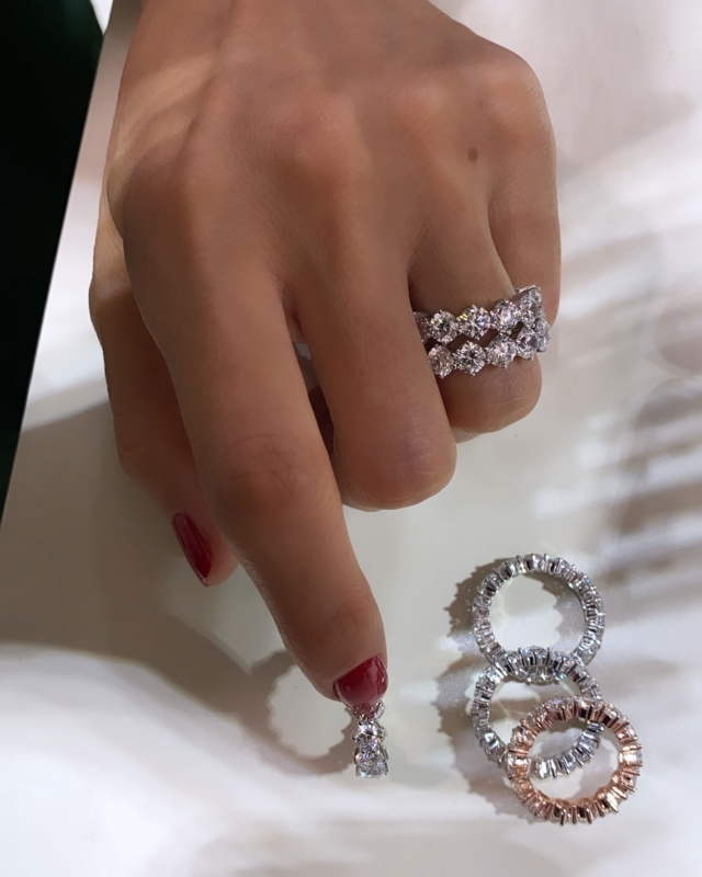 Diamond Mounted Full Ring - 3