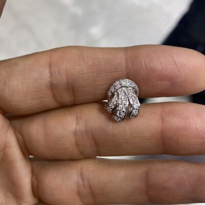 Diamond Mounted Nostalgia Earrings - by Eda Çetin