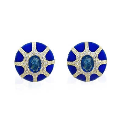 byEdaÇetin - Divan Enamel Earrings - Collection (1)