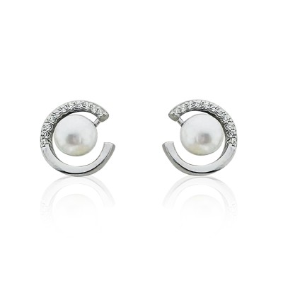 byEdaÇetin - Dom Pearl Earrings (1)