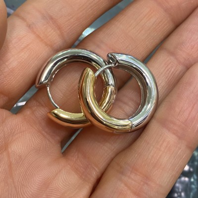 by Eda Çetin - Double Color Hoop Earrings (1)