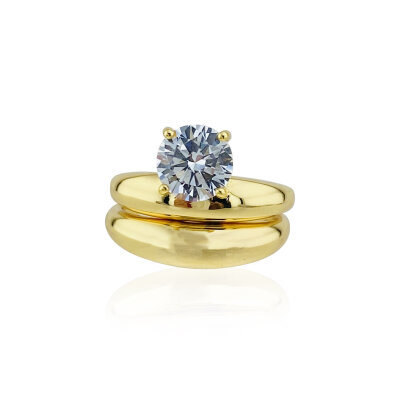 Double Solitaire Ring - by Eda Çetin