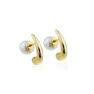 Drop Pearl Earrings - by Eda Çetin