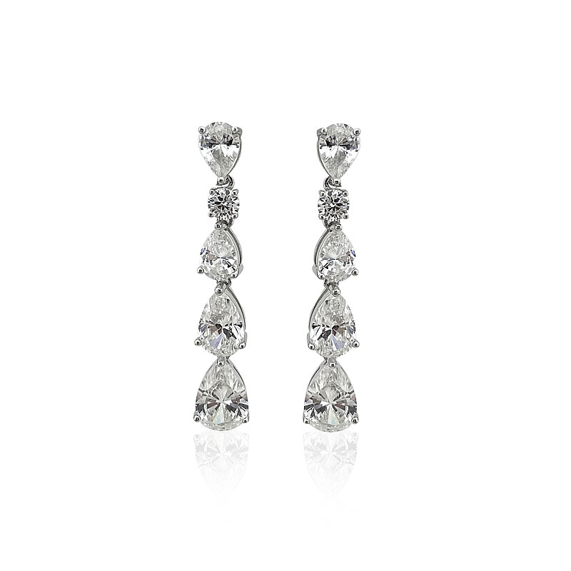 Drop-Streamed Earrings - 2