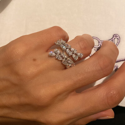 Droplet Strained Ring - by Eda Çetin