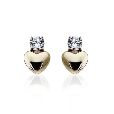 Efka Italian Heart Earrings - by Eda Çetin