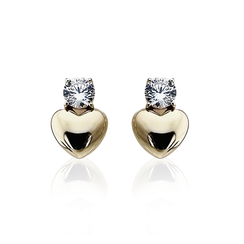 Efka Italian Heart Earrings - 2