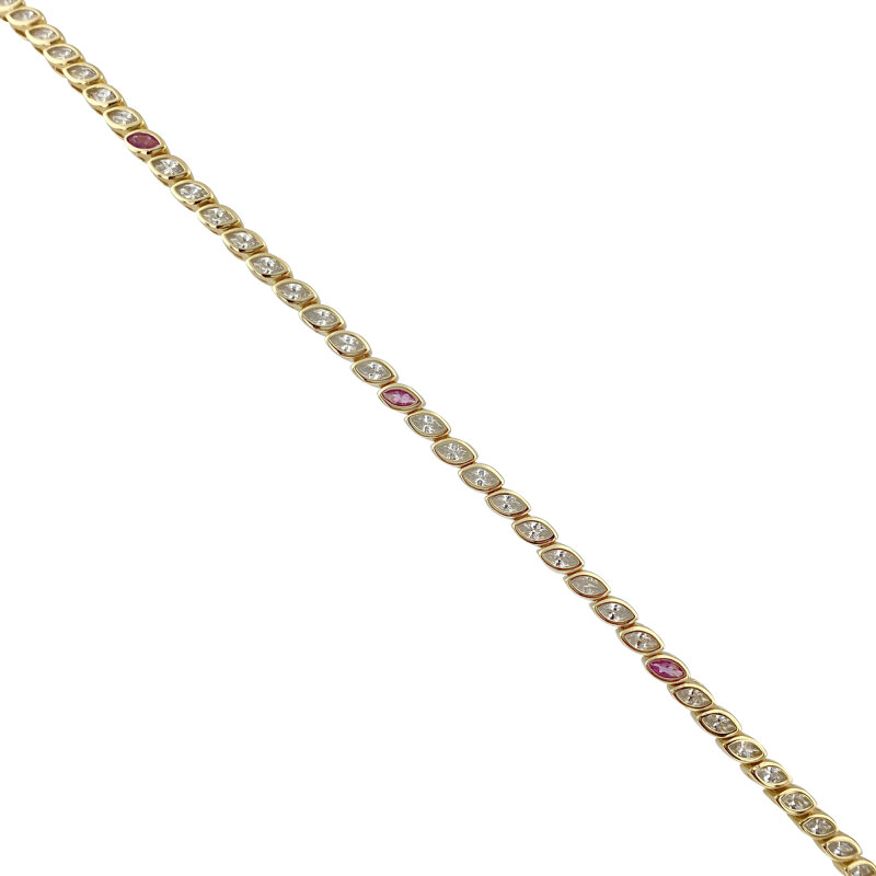 Elly Italian Marquise Bracelet - 1