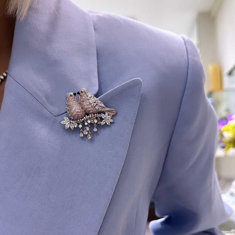 Espin Bird Brooch - 4