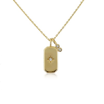 Espino Stone Detailed Necklace - Thumbnail