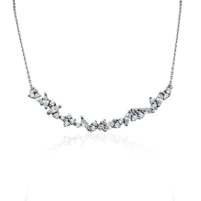 by Eda Çetin - Fey Baguette Stone Necklace