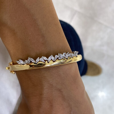 Fey Stone Plate Bracelet - by Eda Çetin