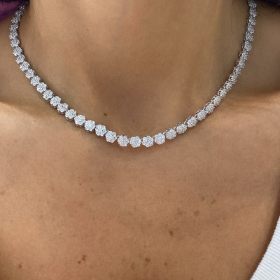 by Eda Çetin - Fiore Tennis Necklace