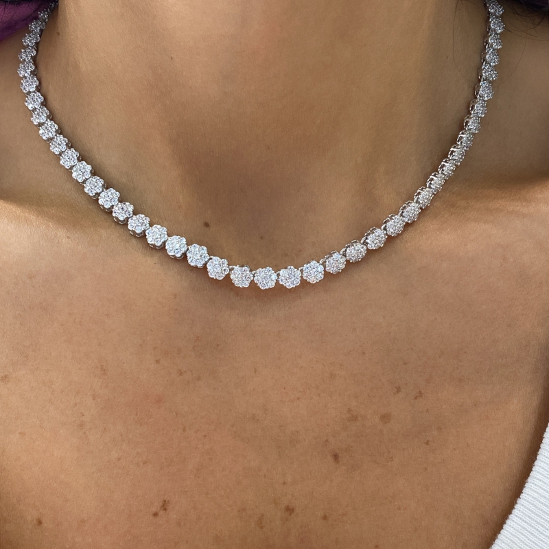 Fiore Tennis Necklace