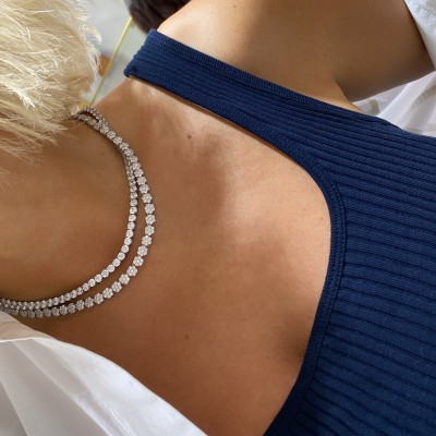 by Eda Çetin - Fiore Tennis Necklace (1)