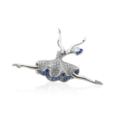 Fleur De Ballet Brooch - by Eda Çetin