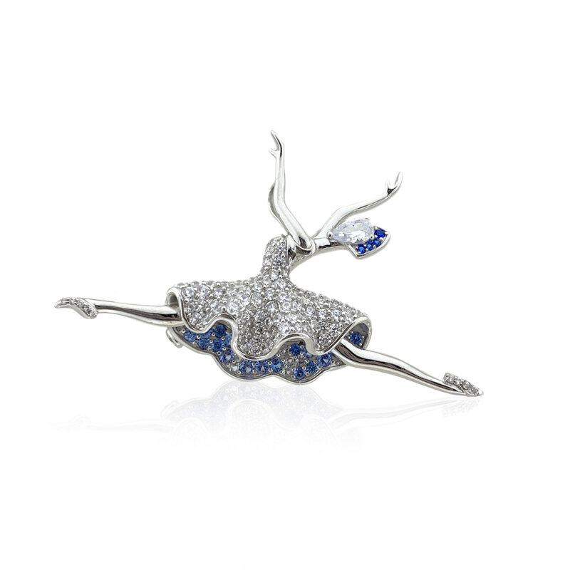 Fleur De Ballet Brooch - 1