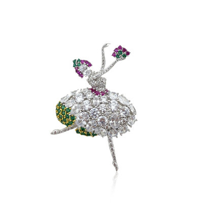 Flora Danse Brooch - by Eda Çetin