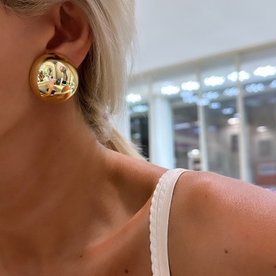 byEdaÇetin - Flora Round Earrings