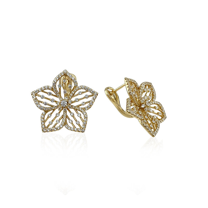 Flower Earrings - 1