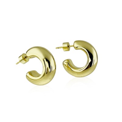 by Eda Çetin - Freya Hoop Earrings - 2 cm Diameter
