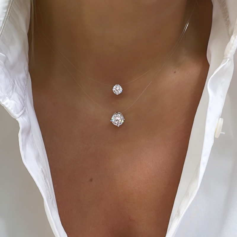 Ghost Necklace - 2 Carats - 2