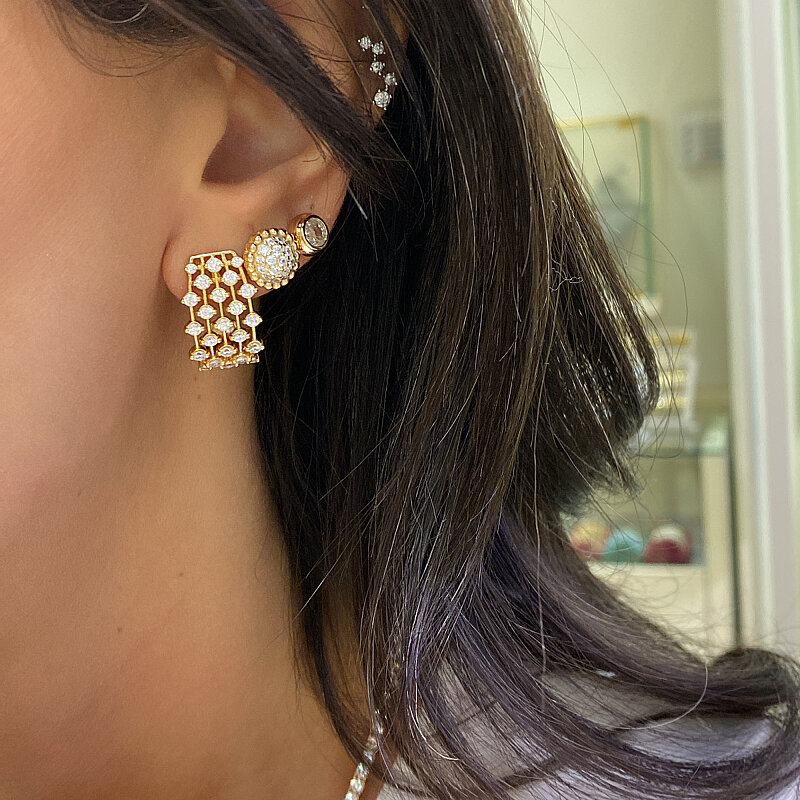 Giana Italian Stone Earrings - 2