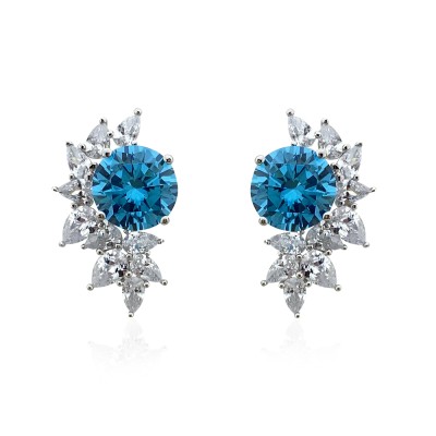 Giza Blue Earrings - Thumbnail
