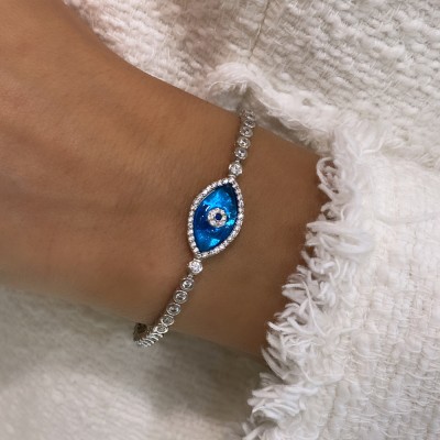 byEdaÇetin - Glass-Eye Waterway Bracelet (1)