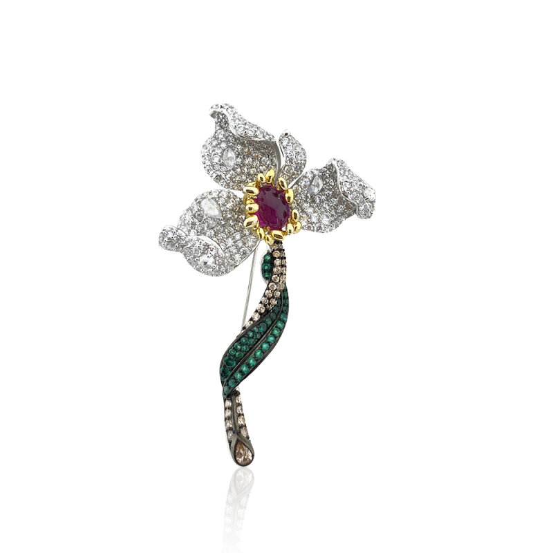 Glory Sun Brooch - 1