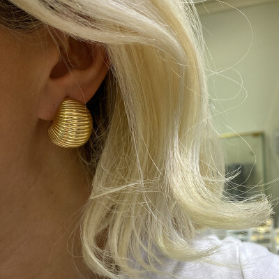 Golden Era Earrings - by Eda Çetin