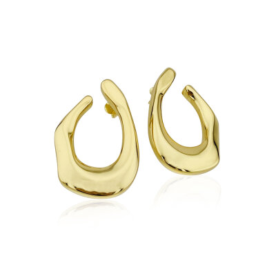 Golden Shells Earrings - by Eda Çetin
