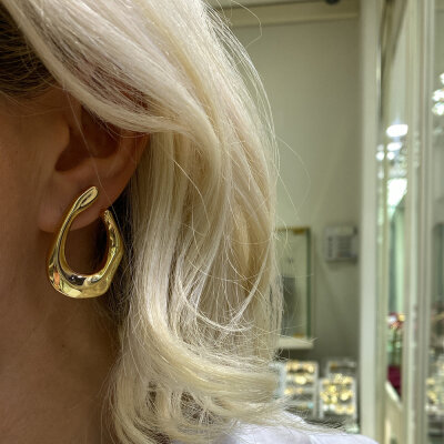 Golden Shells Earrings - by Eda Çetin