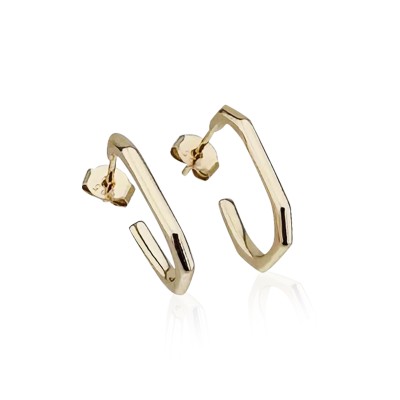 by Eda Çetin - Grazia Thin Hoop Earrings