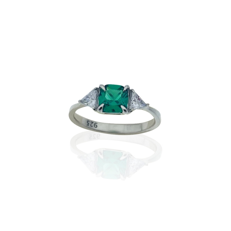 Green Crown Ring