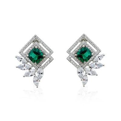 byEdaÇetin - Green Fringe Earrings