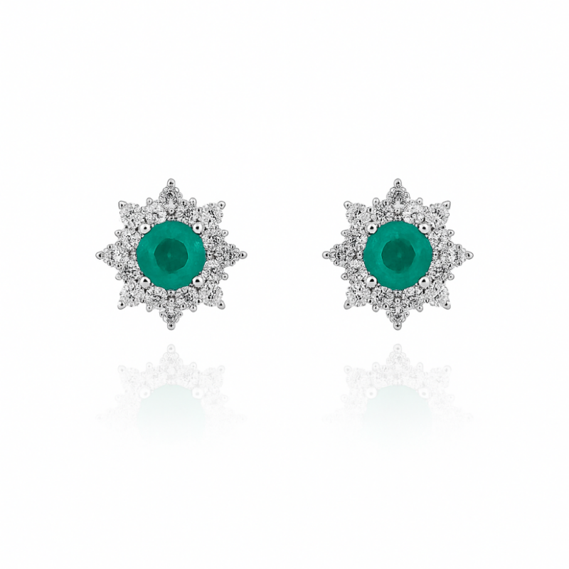 Green Star Earring - 1
