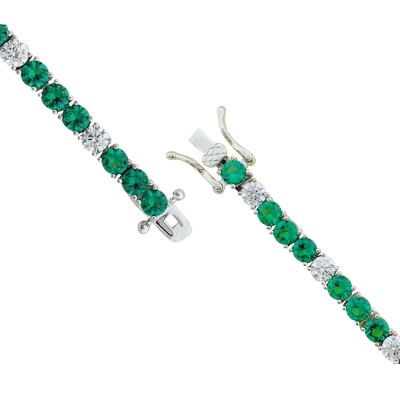 byEdaÇetin - Green Waterway Bracelet - 3 mm (1)