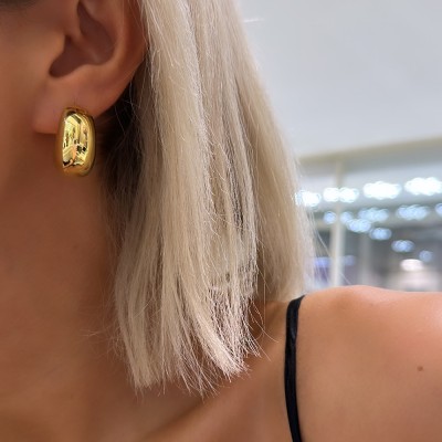 Gusto Bomb Italian Hoop Earrings